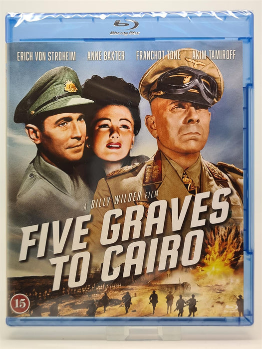 Blu-ray - Five Graves to Cairo (Danish Import) English Language