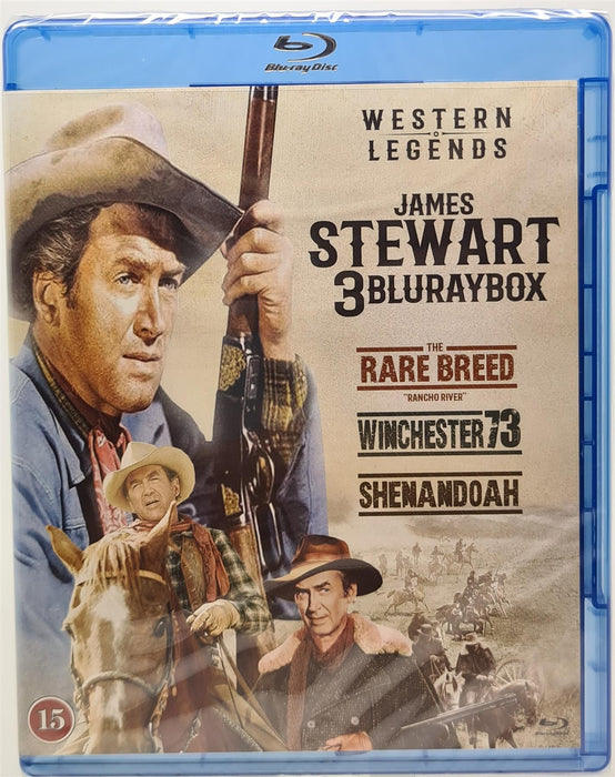 Blu-ray - James Stewart Western Collection (Danish Import) English Language