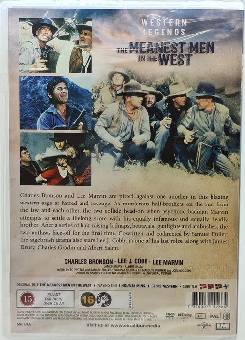DVD - The Meanest Men In The West  (Danish Import) Plays In English