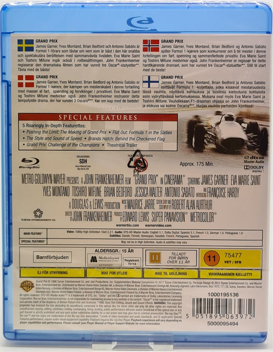 Blu-ray - Grand Prix (Danish Import) English Language