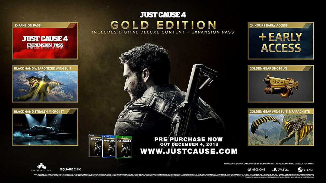 PS4 - Just Cause 4 Gold Edition PlayStation 4