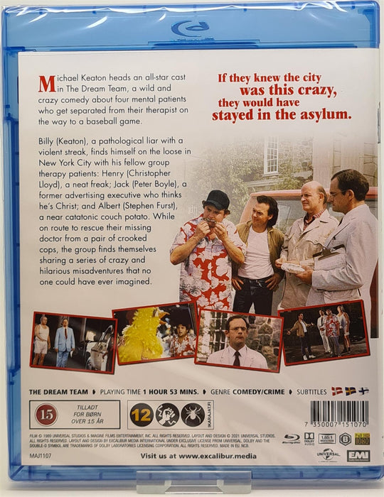 Blu-ray -  The Dream Team (Danish Import) English Language