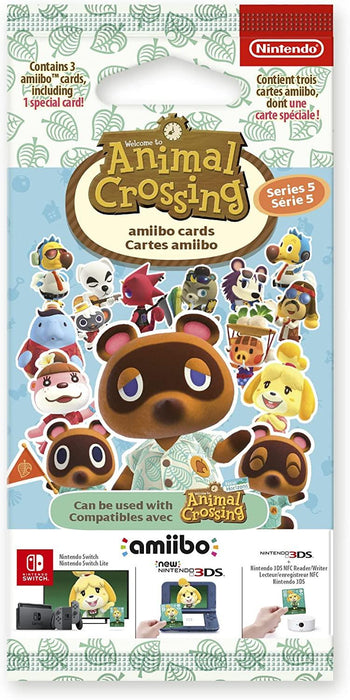 Animal Crossing amiibo Cards Series 5 For Nintendo Switch (Pack Of 3)