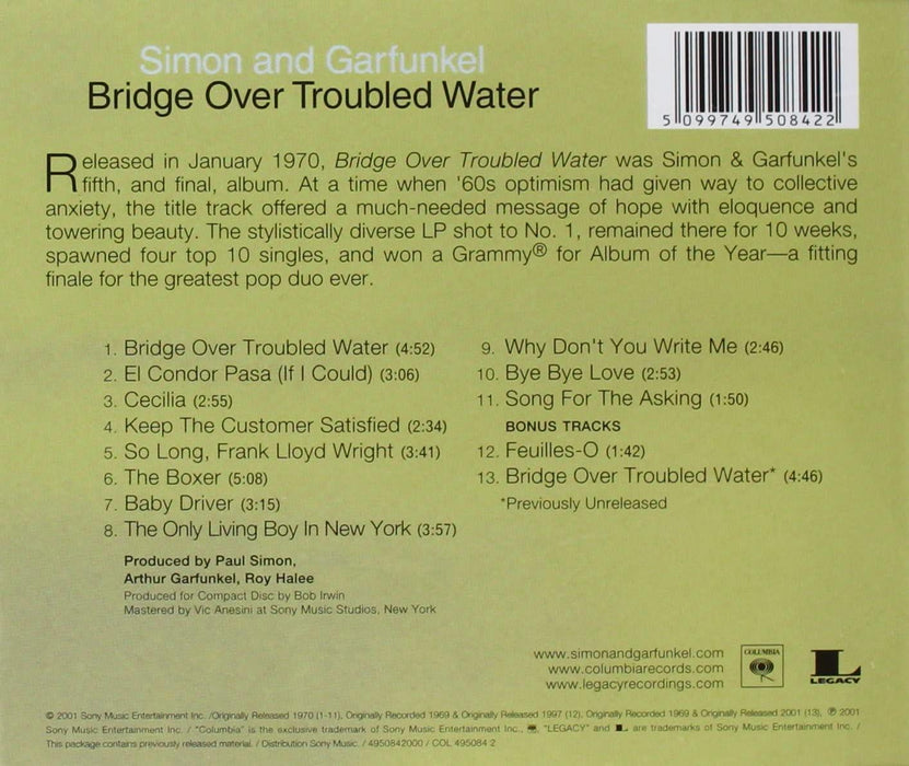 CD - Simon & Garfunkel: Bridge Over Troubled Water