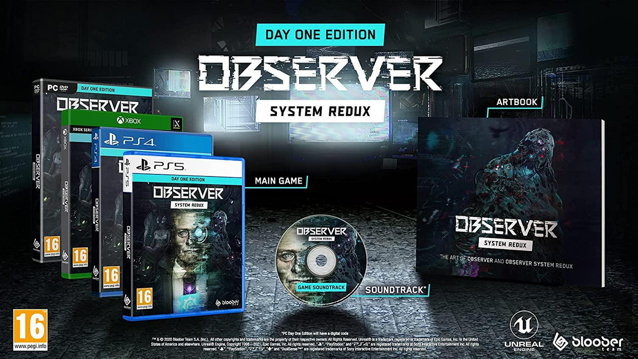 Observer System Redux Day One Edition PlayStation 4 PS4