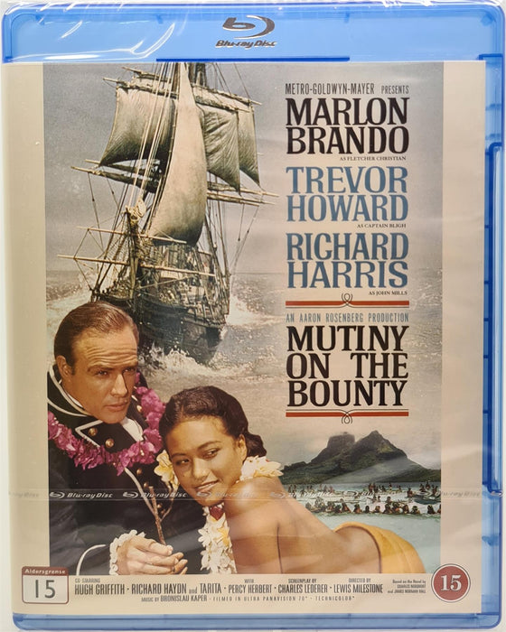 Blu-ray - Mutiny On The Bounty (1962) Danish Import English Language