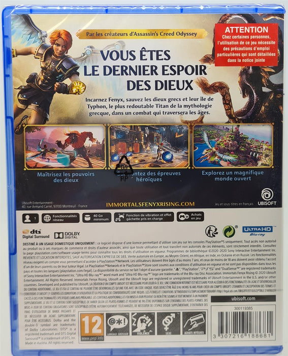 PS5 - Immortals Fenyx Rising (French Import) English Language PlayStation 5