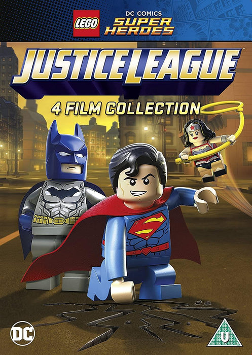 DVD - Lego DC Super Heroes Justice League 4 Film Collection