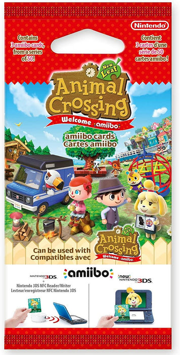 Animal Crossing New Leaf Welcome Amiibo Cards Pack Nintendo Switch 3DS
