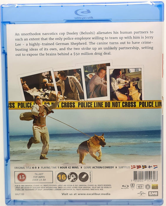 Blu-ray - K-9 - James Belushi (Danish Import) English Language