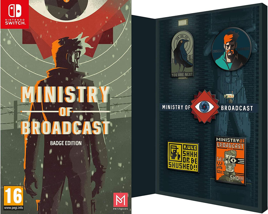 Nintendo Switch - Ministry Of Broadcast Badge Edition