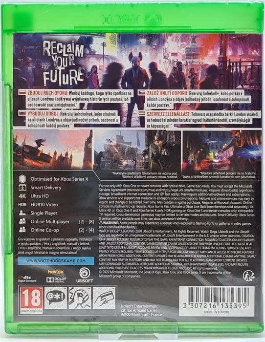 Watch Dogs Legion (ENG/PL) Xbox One Xbox Series X