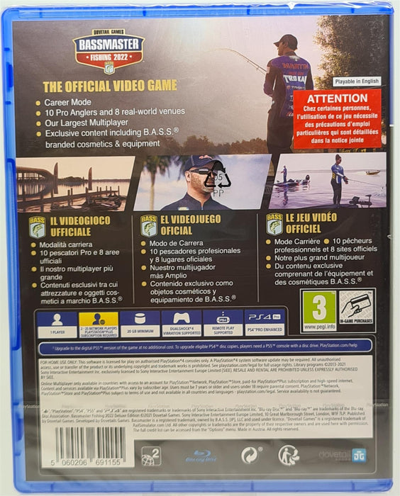 PS4 - Bassmaster Fishing 2022 Deluxe PlayStation 4