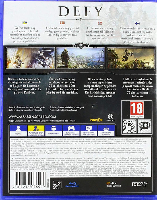 PS4 - Assassin's Creed IV Black Flag Playstation 4