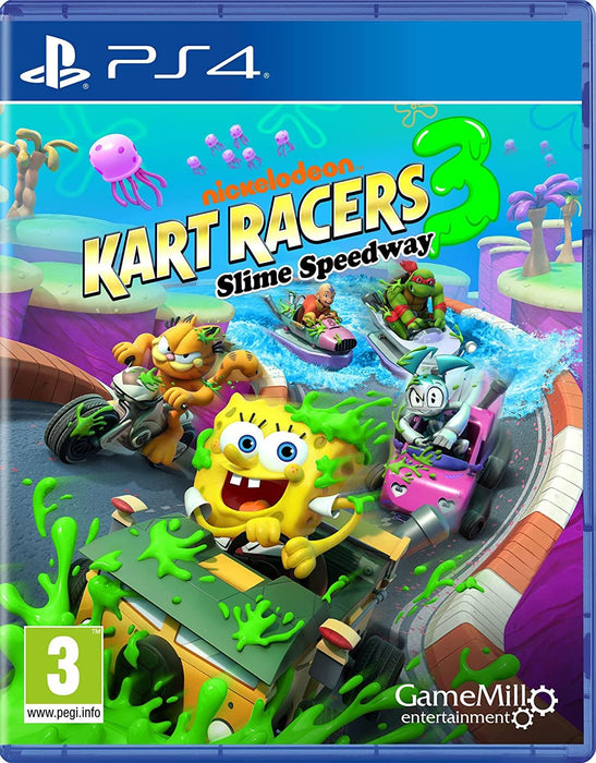 PS4 - Nickelodeon Kart Racers 3 Slime Speedway PlayStation 4