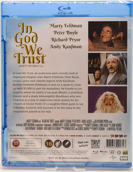 Blu-ray -  In God We Trust (Danish Import) English Language