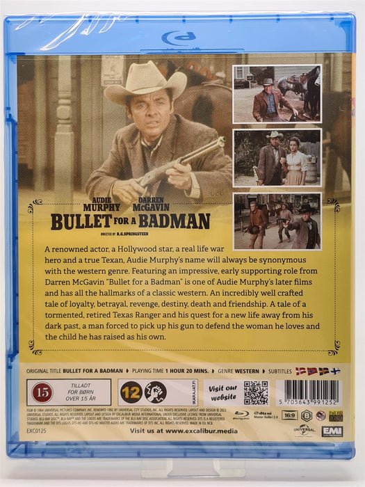 Blu-ray - Bullet for a Badman (Danish Import) English Language