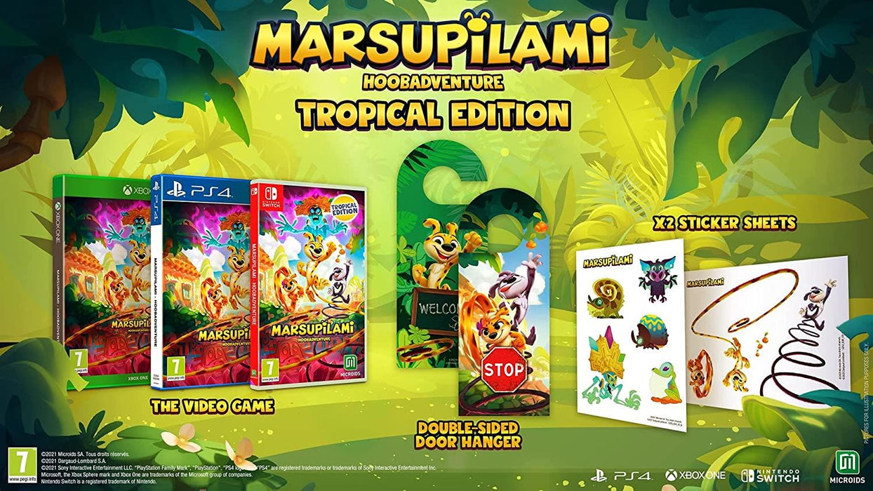 Nintendo Switch - Marsupilami Hoobadventure Tropical Edition