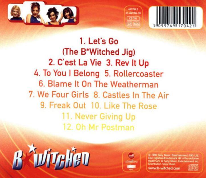 CD - B*Witched: B*Witched [UK Version] Brand New Sealed