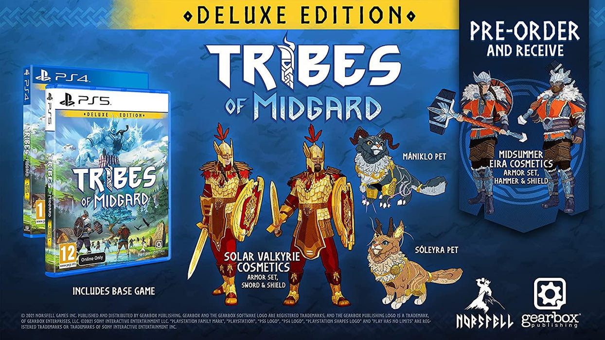 Tribes of Midgard Deluxe Edition - PlayStation 5 PS5