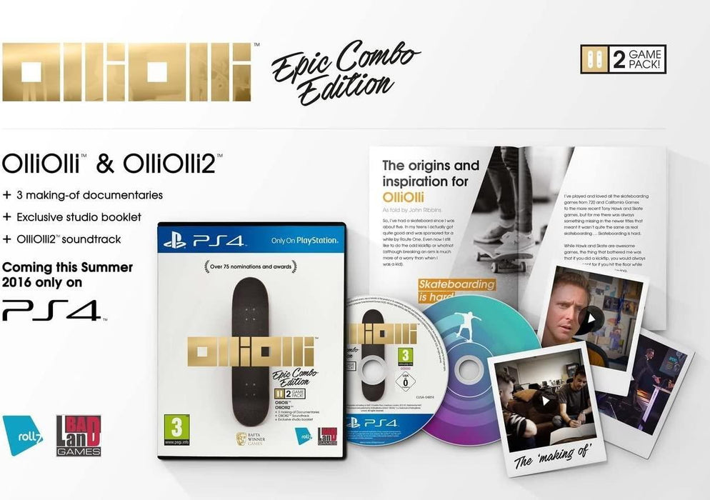 PS4 - Olli Olli 1 & 2 Epic Combo Edition PlayStation 4