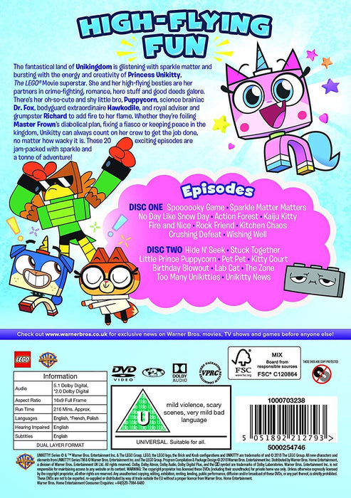 DVD - Unikitty  Season One Part 1 Sparkle Party