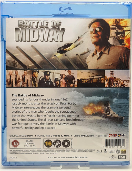 Blu-ray -  Battle of Midway (Danish Import) English Language